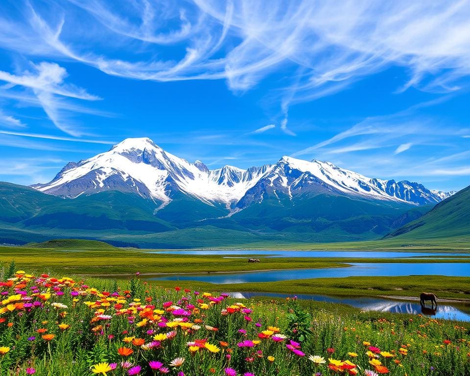 Berglandschaft im Denali-Nationalpark