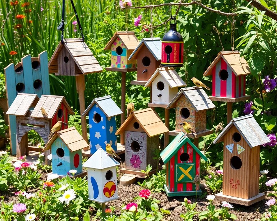 DIY-Vogelhäuser aus recycelten Materialien: Kreativ und nachhaltig