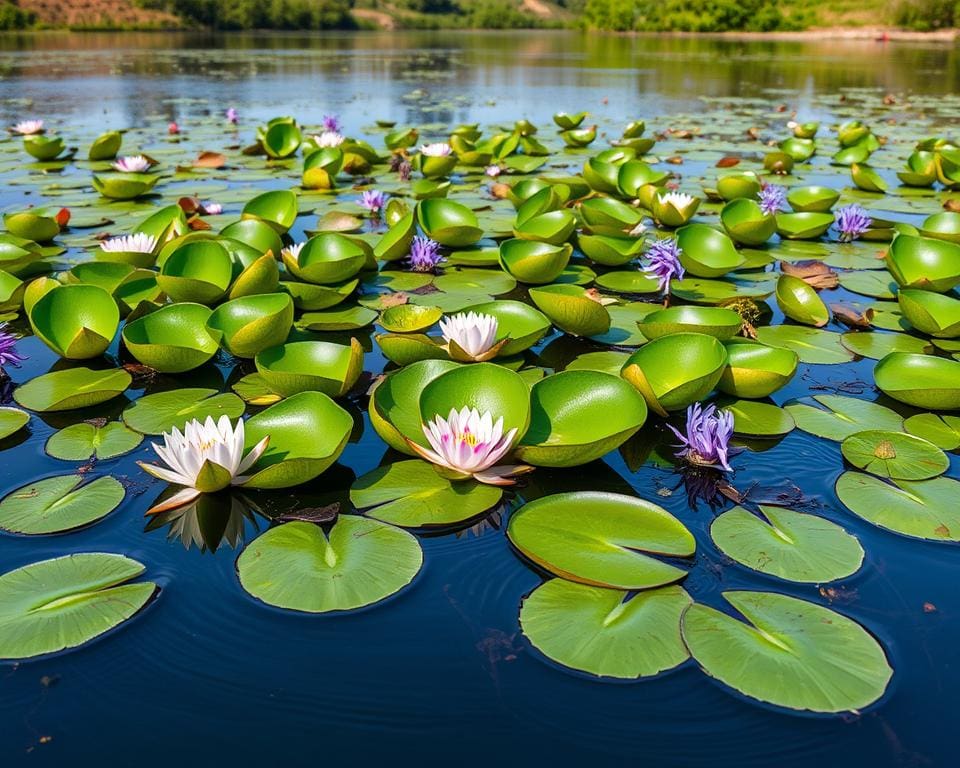 Die Bedeutung von Schwimmenden Pflanzen für Teiche