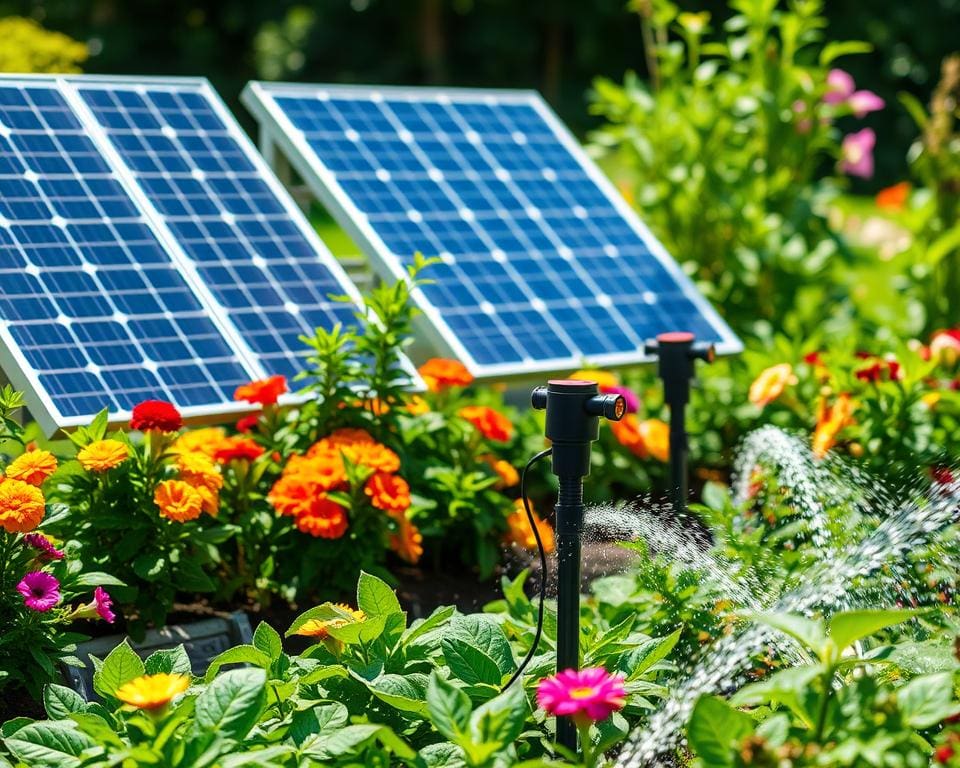 Gartenbewässerung mit Solarenergie