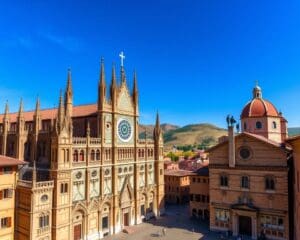 Gotische Kirchen in Siena, Italien