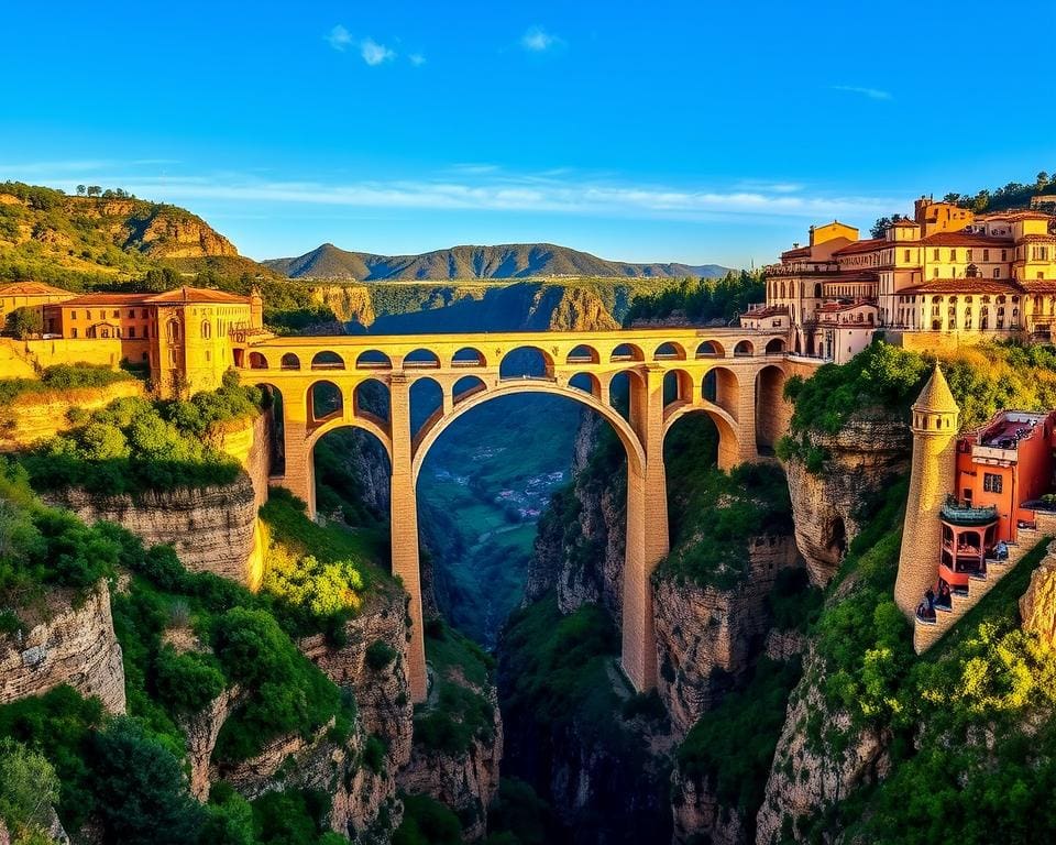 Historische Brücken in Ronda, Spanien