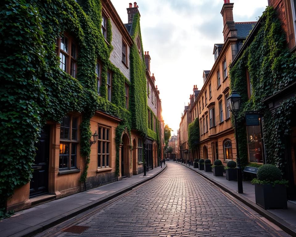 Historische Gassen in Oxford, England