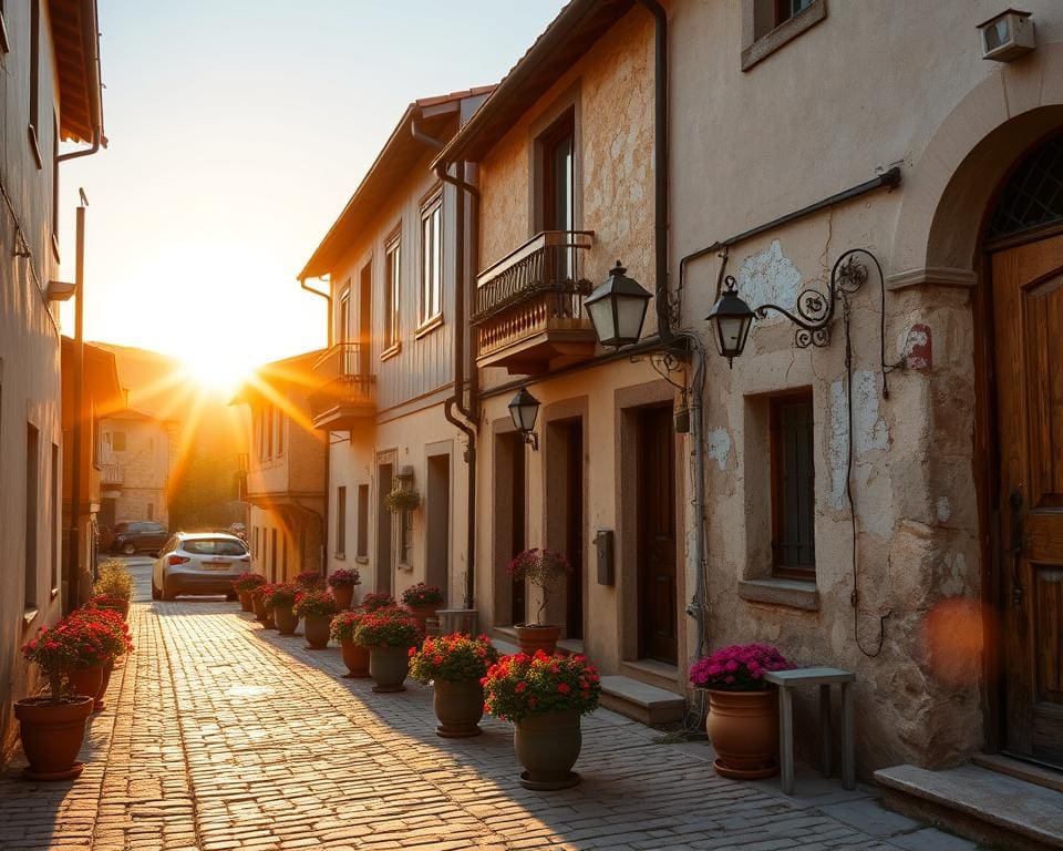 Historische Gassen in Plowdiw, Bulgarien