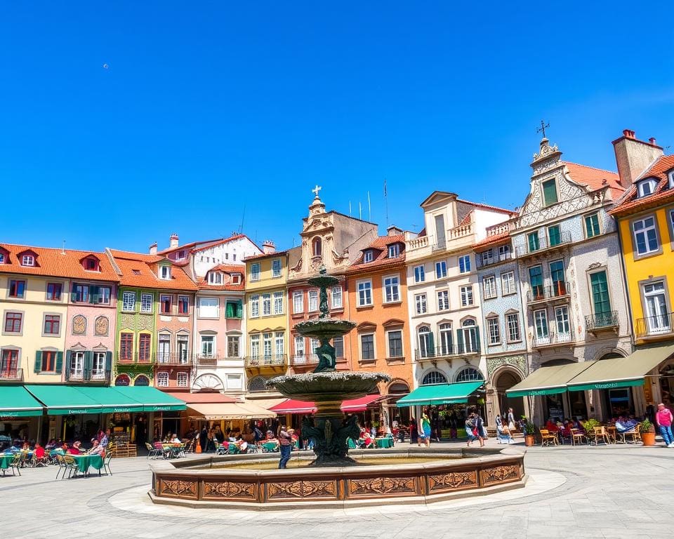 Historische Plätze in Porto, Portugal