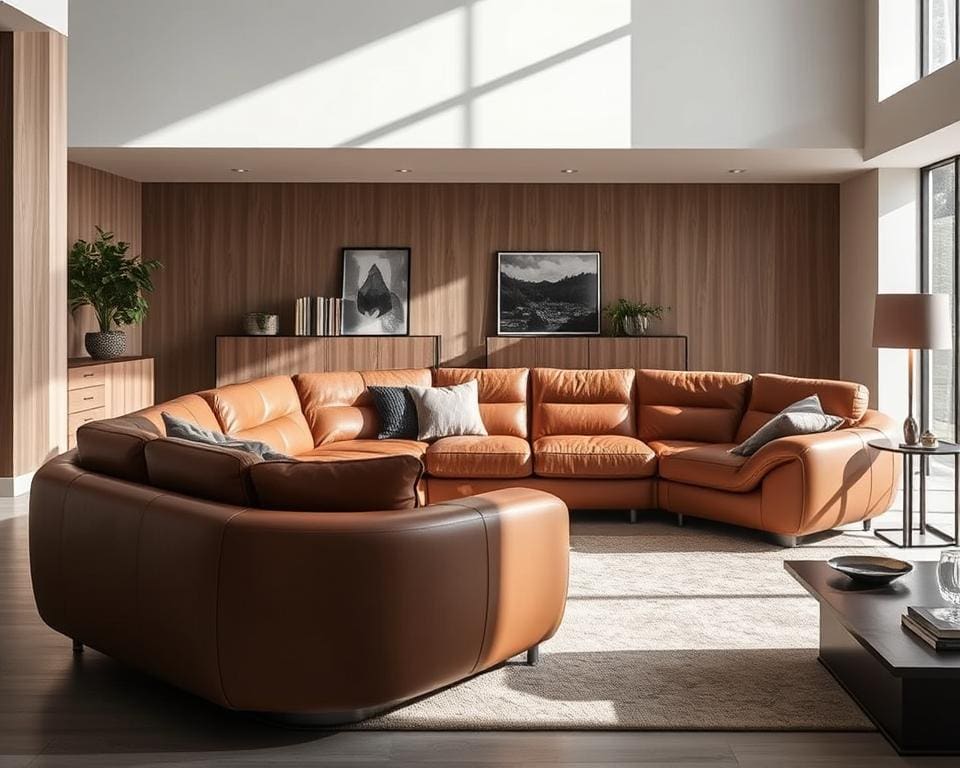 Hochwertige Ledersofas von BoConcept