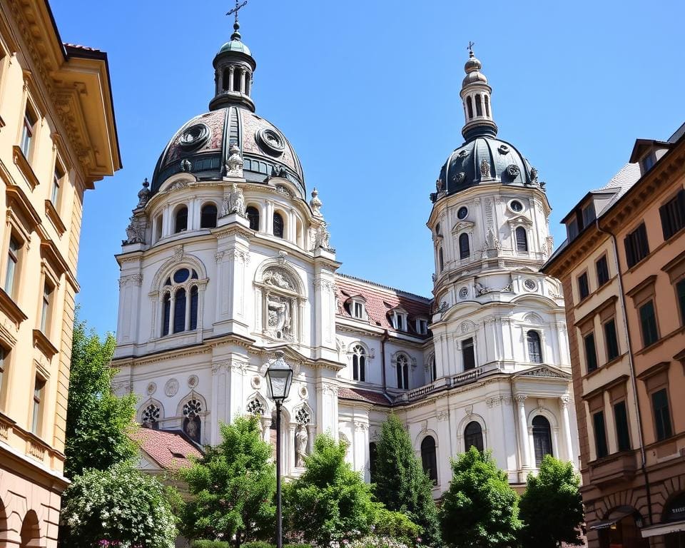 Kirchenarchitektur im Barockstil in Graz