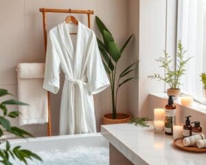 Luxuriöse Badaccessoires für Spa-Feeling zu Hause