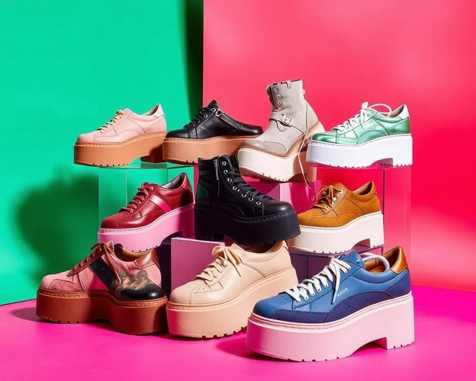 Plateau-Schuhe als Teil der Schuhmode