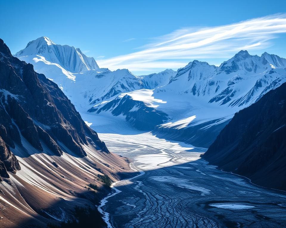 eisige Gipfel im Kluane-Nationalpark