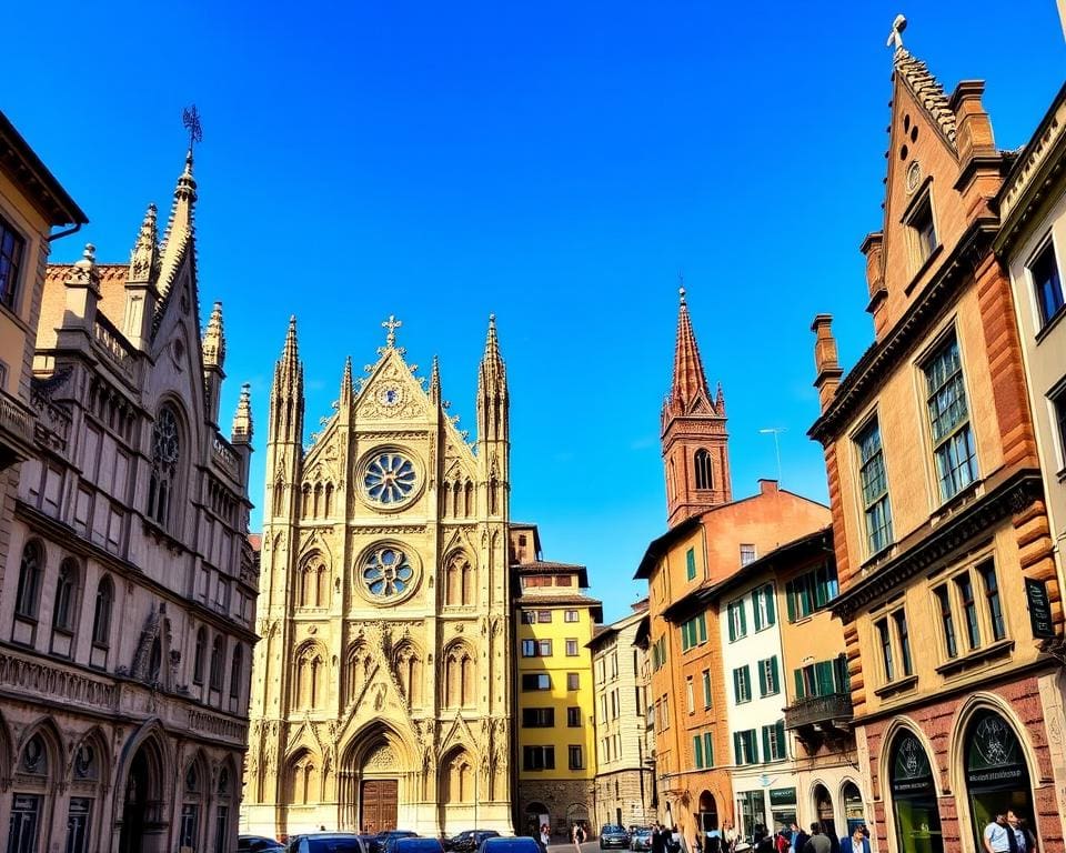 gotische Architektur in Siena