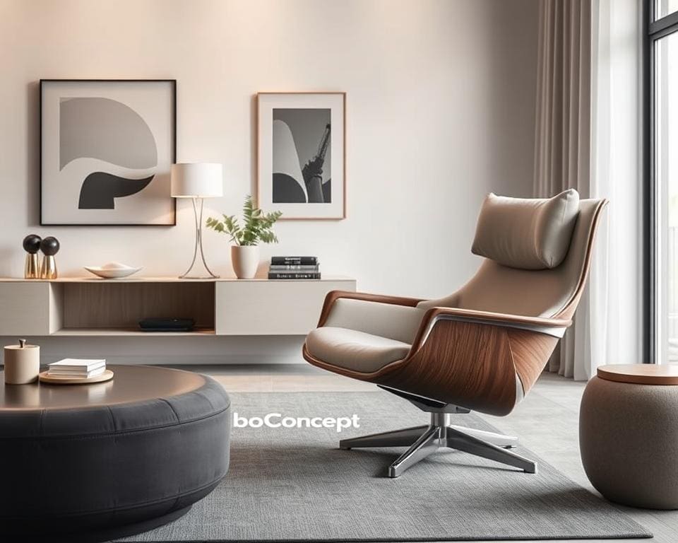 hochwertige Materialien Design-Sessel von BoConcept