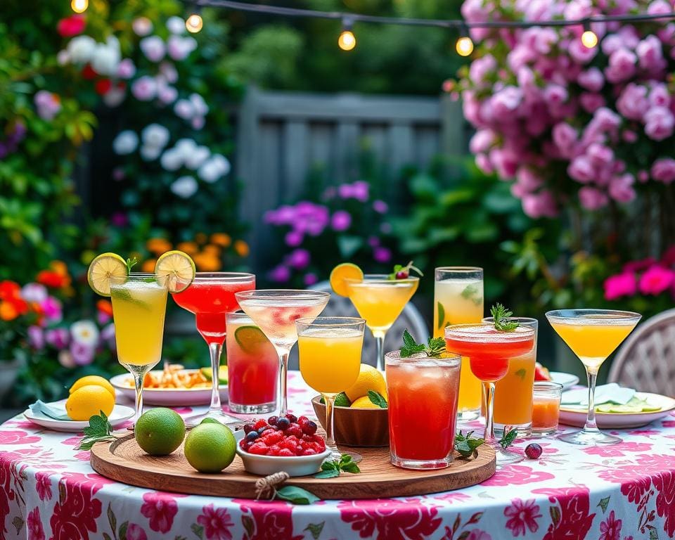 Cocktail Klassiker für Gartenparty