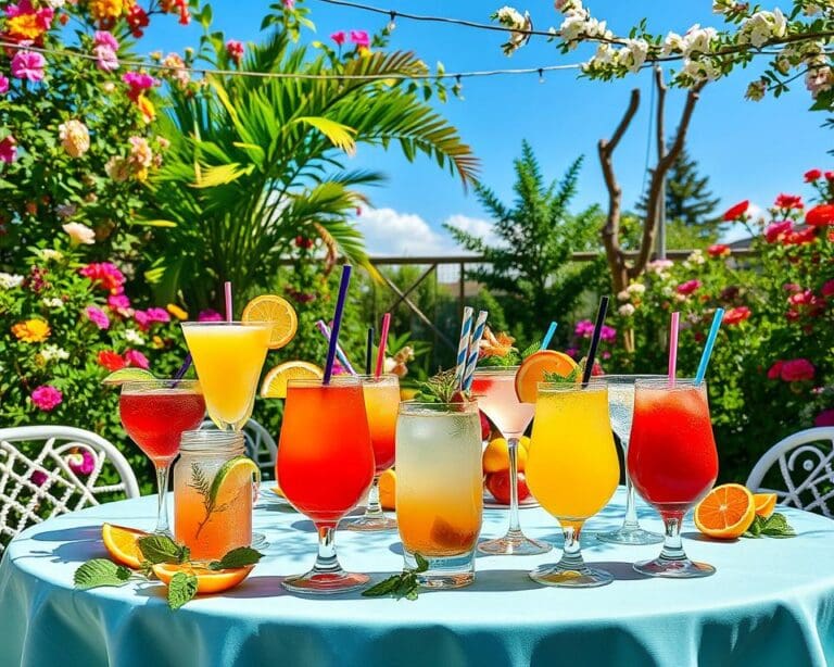 Die besten Cocktails für die nächste Gartenparty