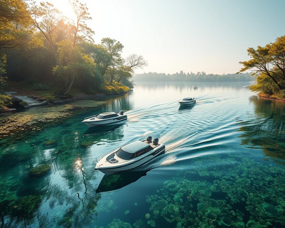 Umweltfreundliche Boote