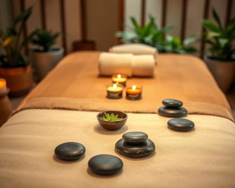 Ganzkörper-Wellness: Aromaöl und Hot-Stone-Massagen