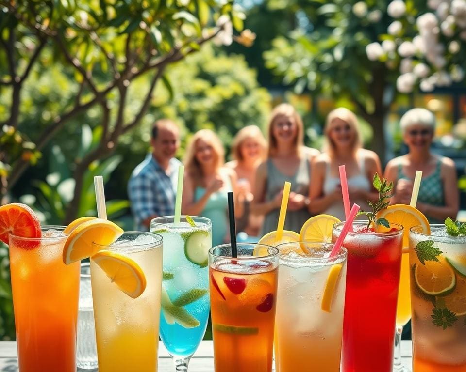 alkoholfreie Sommerdrinks