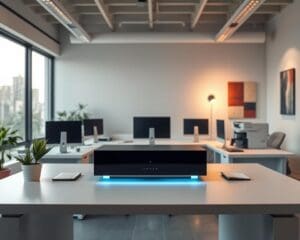 Was kann ein Smart Hub im Büro alles verbinden?
