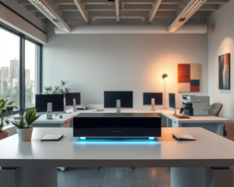 Was kann ein Smart Hub im Büro alles verbinden?