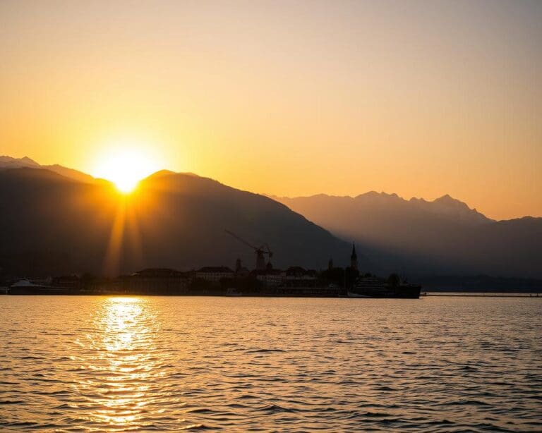 Wie heilt dich ein Sonnenuntergang über dem Genfersee?