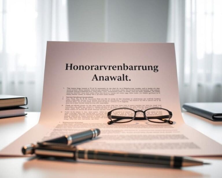 Was ist bei einer Honorarvereinbarung zu beachten?
