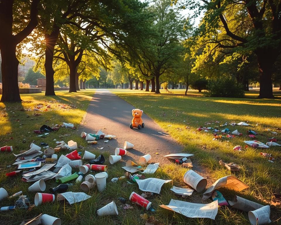 Wie teuer ist Müll im Park in Frankreich? 🇫🇷