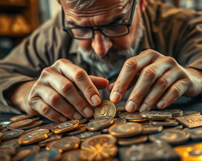 Was macht ein Goldhändler bei Sammlerwerten?