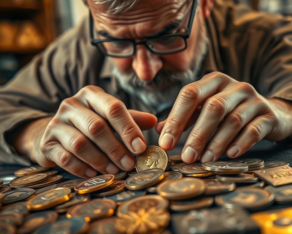 Was macht ein Goldhändler bei Sammlerwerten?