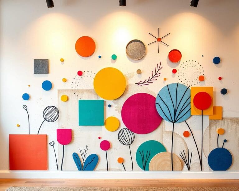 Kreative Wandgestaltung