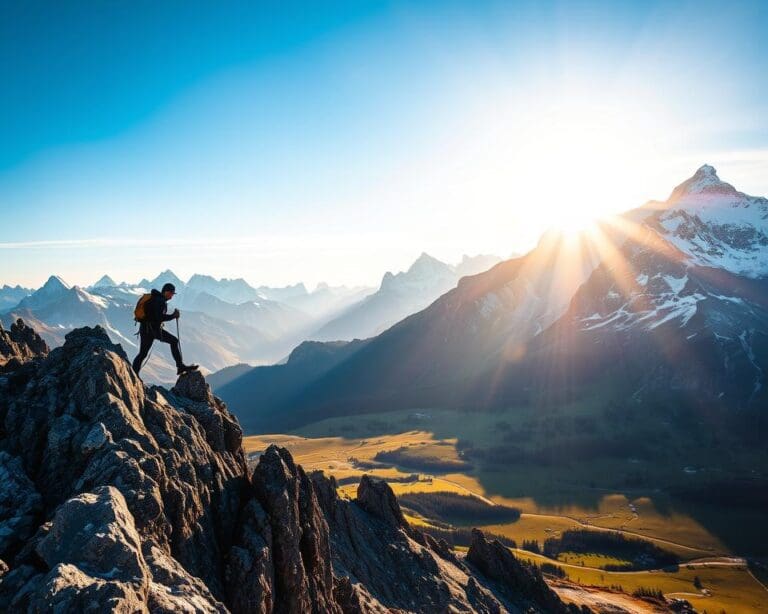 Kletterabenteuer in den Alpen