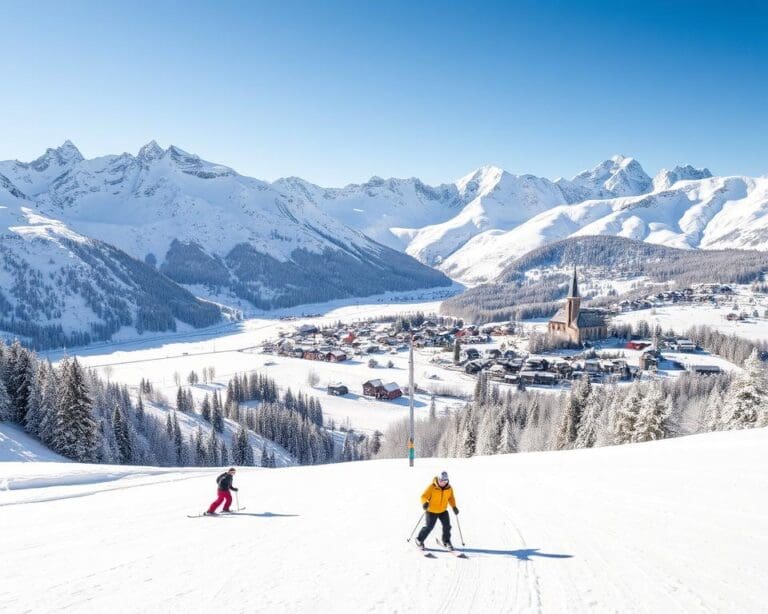 Skifahren in Graubünden