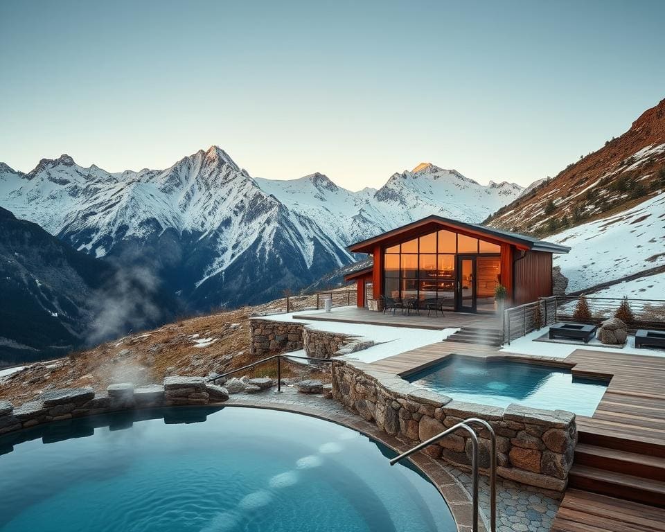 Wie geniesse ich Wellness mit Bergblick?