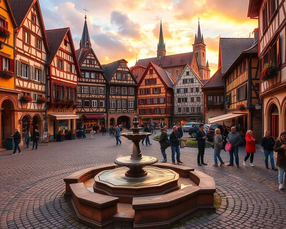 Schoene Altstaedte in Mitteleuropa entdecken