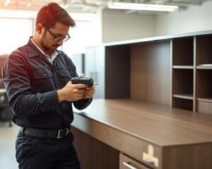 Was macht ein Möbelmonteur für Büroausstattung?