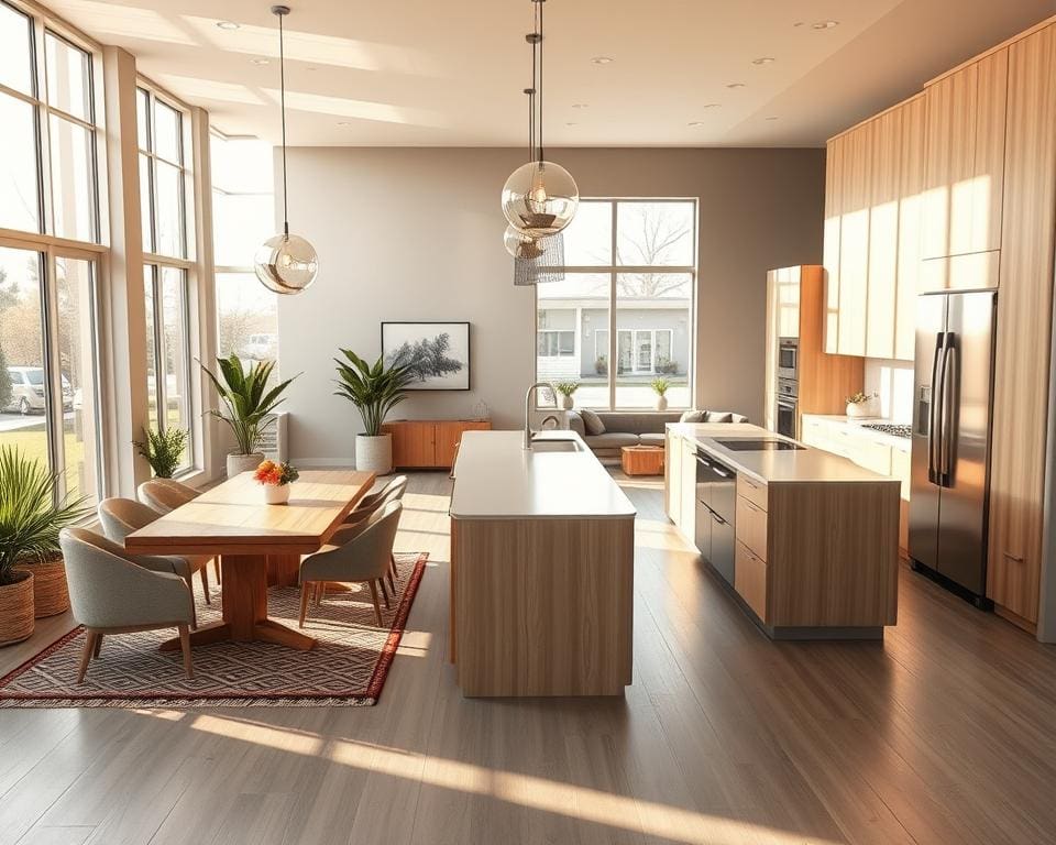 Was macht eine moderne offene Wohnküche attraktiv?