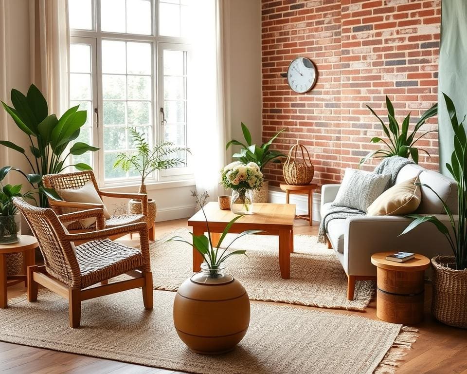 Welche Materialien passen zu einem natürlichen Stil?