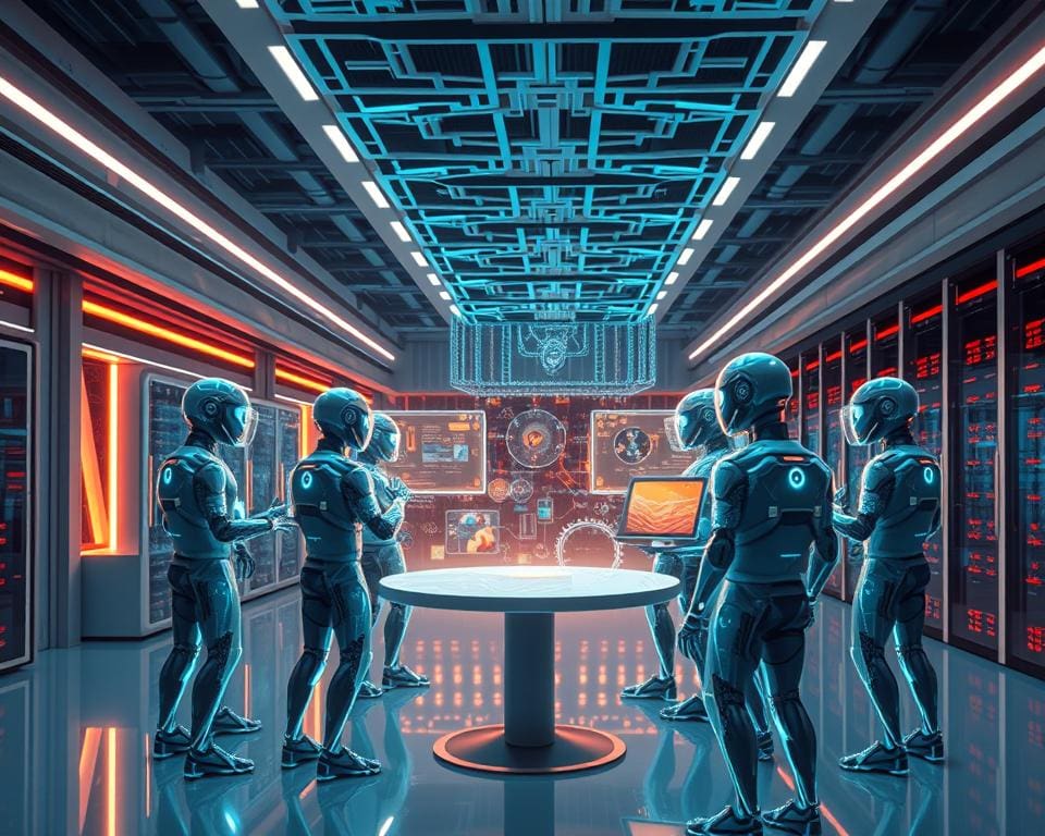 Wie arbeiten kuenstliche Intelligenzen zusammen?