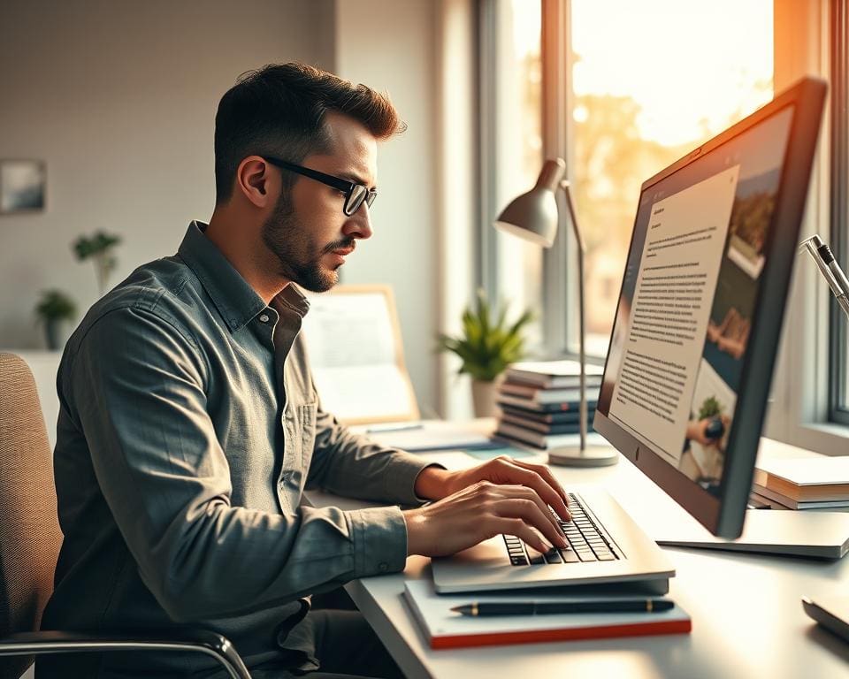 Wie arbeitet ein Redakteur an professionellen Texten?