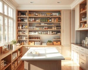 Wie bringt man Ordnung in die Speisekammer?