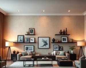 Wie dekoriert man große Wandflächen?