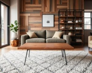 Wie kombiniert man Holz und Metall stilvoll?