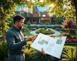 Wie plant ein Gartenbauer Firmenaussenanlagen?