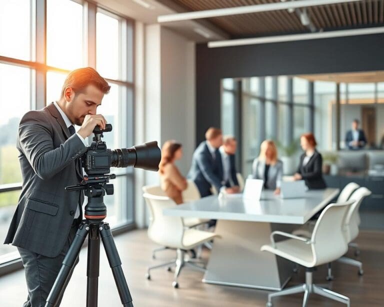 Wie arbeitet ein Fotograf für Unternehmen?