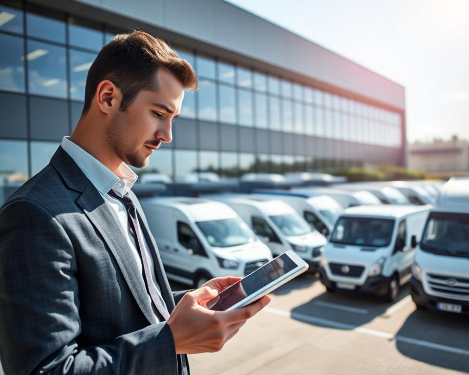 Wie arbeitet ein Fuhrparkmanager fuers Gewerbe?