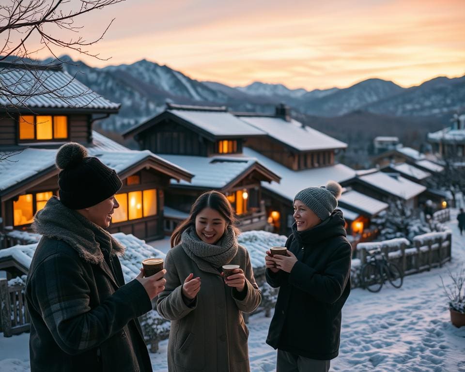 Wie erlebt man Schneedorfer in Japan?
