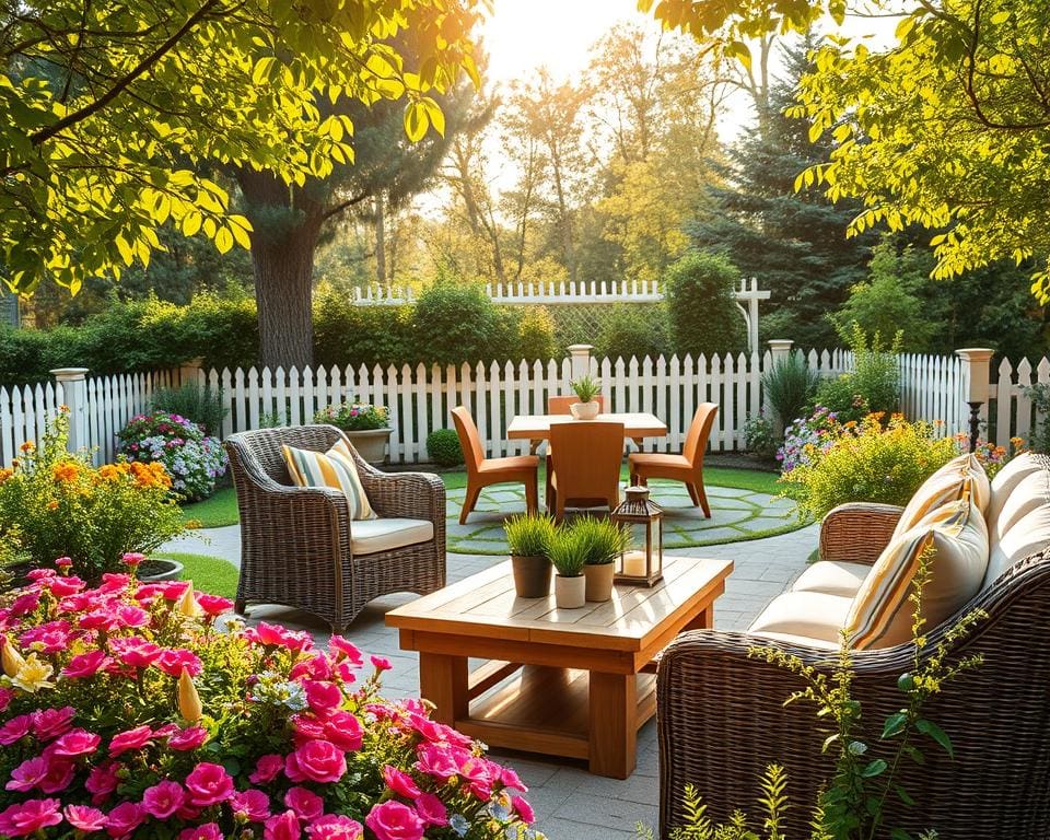 Was gehoert zu einem wohnlichen Garten?
