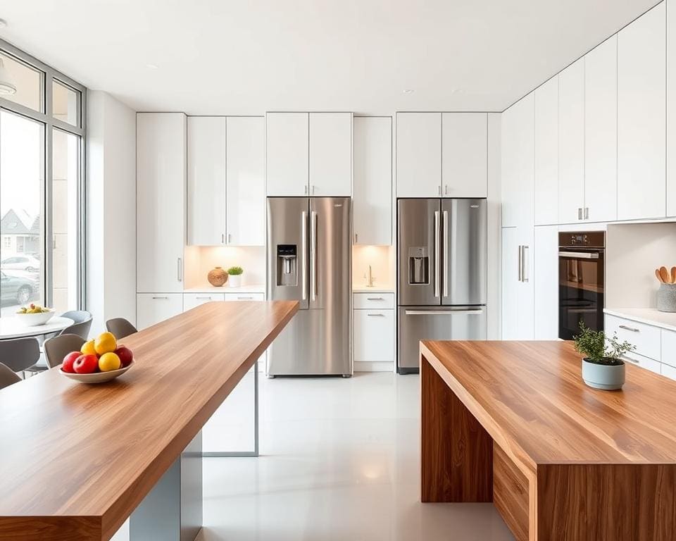 Was gehoert zu moderner Kueche?