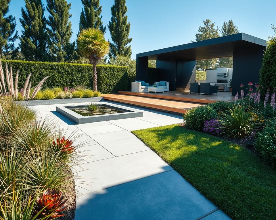 Was passt zu einem modernen Gartenstil?