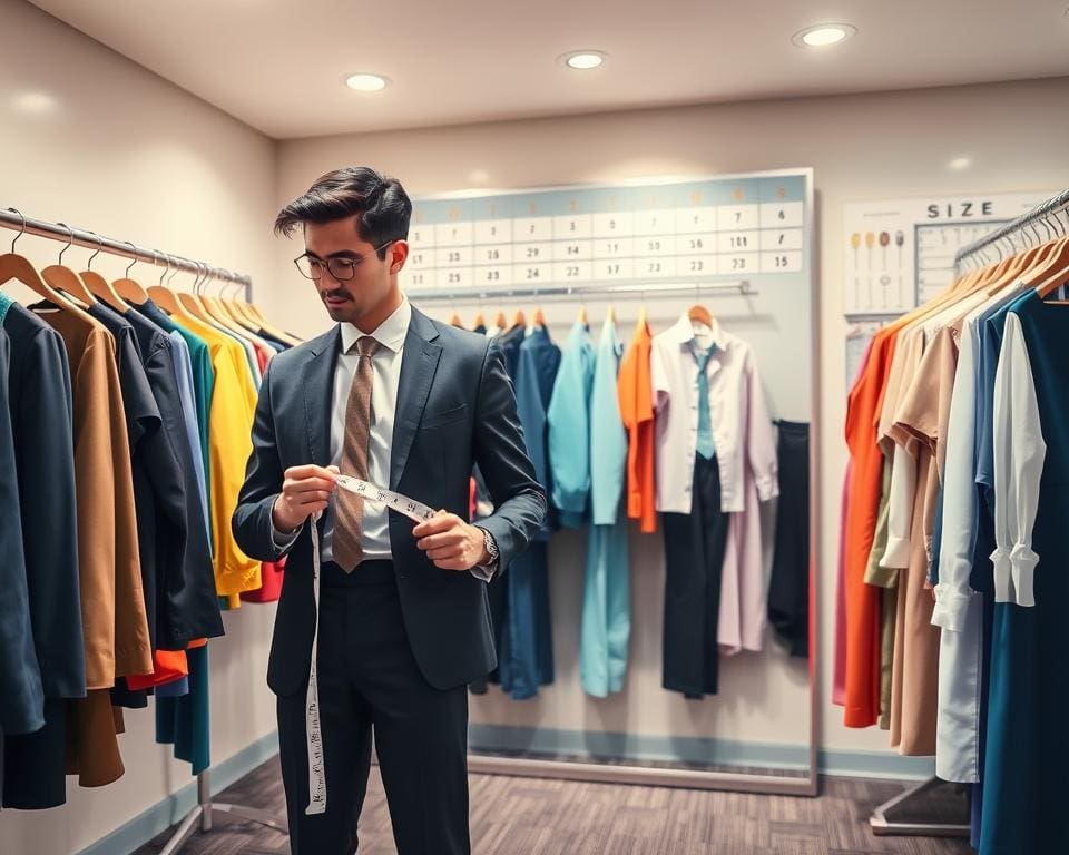 Wie findet man passende Groessen?