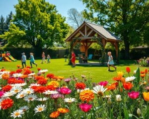 Wie gestaltet man einen Familiengarten?